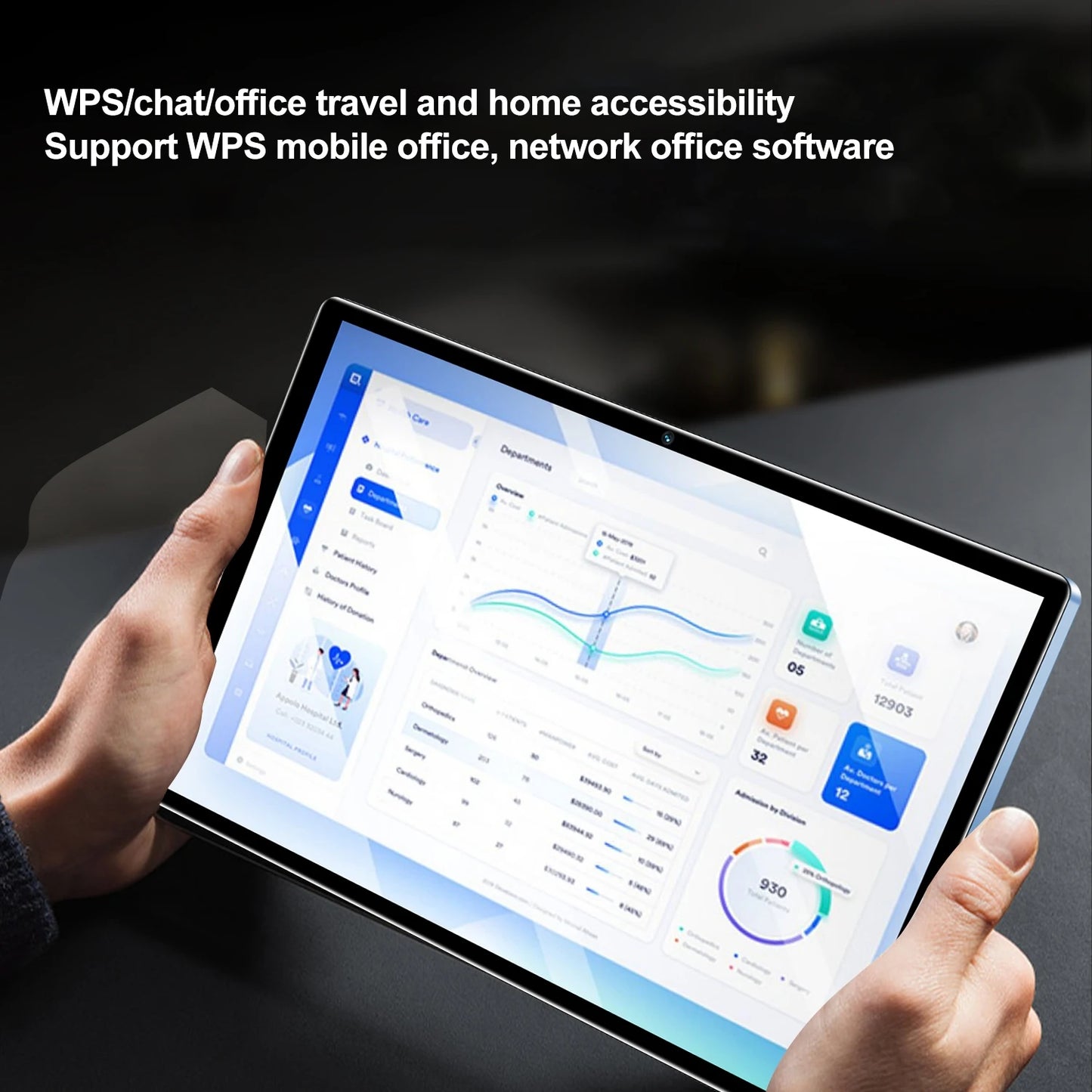 New 10.1 Inch Google 3G Phone Call Tablets Octa Core Android 11 Version Dual SIM WiFi Bluetooth Tablet PC 4GB+64GB ROM