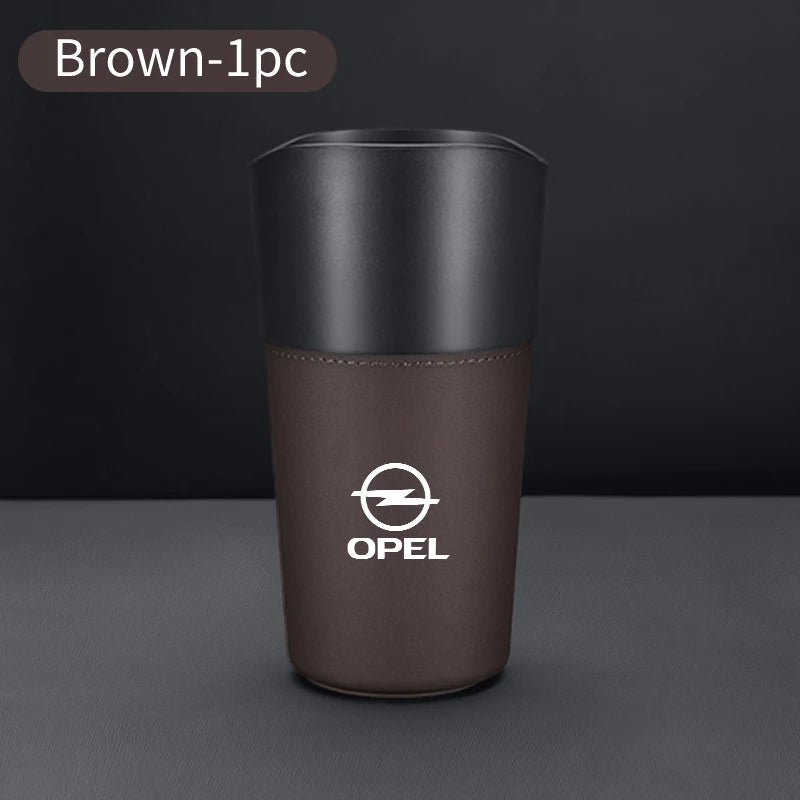 Car Trash Bin Console Rubbish Cans Storage Phone Holder Garbage Box For Opel Corsa Astra Insignia Vectra Zafira Meriva Mokka Amp