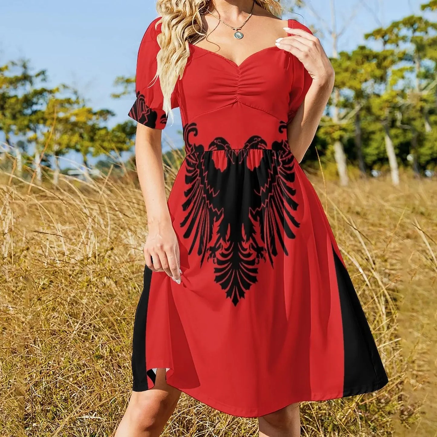 Albanian Flag Sleeveless Dress birthday dress evening dress wedding dresses for parties Summer dresses for women
