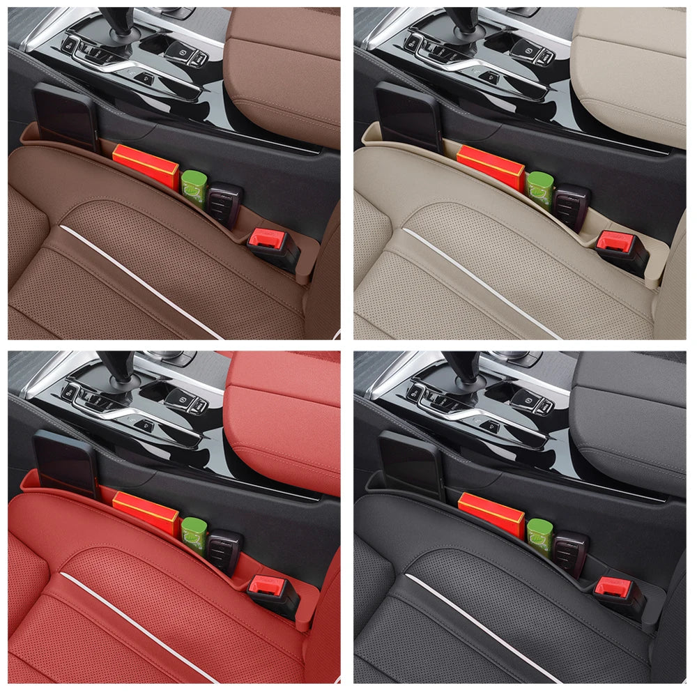 Car Seat Gap Anti-drop Storage Box Auto Lipstick Phone Cigarette Organizer Box Accessories For Nissan Qashqai J11 Xtrail Patrol