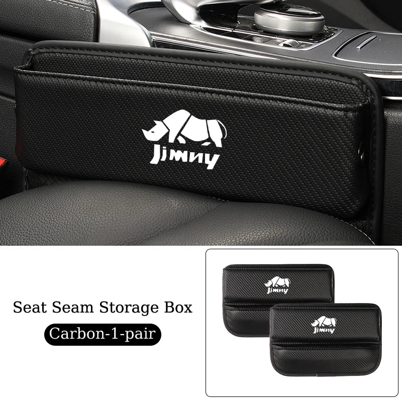 Car Seat Seam Organiser Console Side Pocket Storage Bag Phone Holder For Suzuki Grand Vitara SX4 Swift Jimny Kizashi Liana