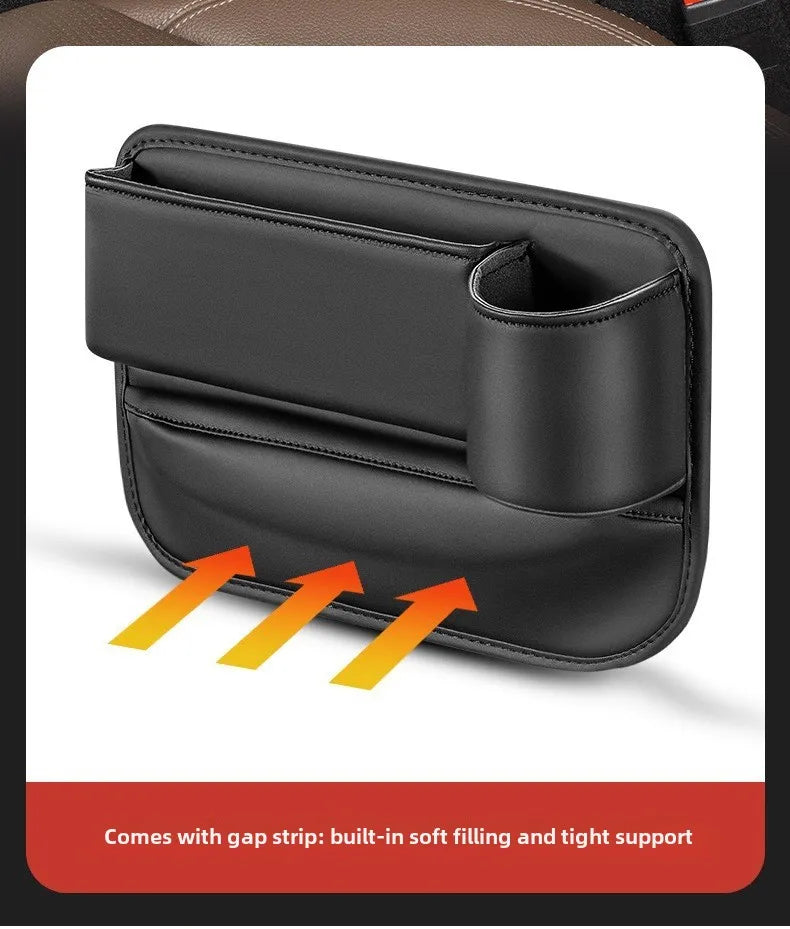 Car Seat Gap Filler Multifunction Organizer Storage Box Key Card with Cup Phone Holder New Universal Pocket Interior Accessories