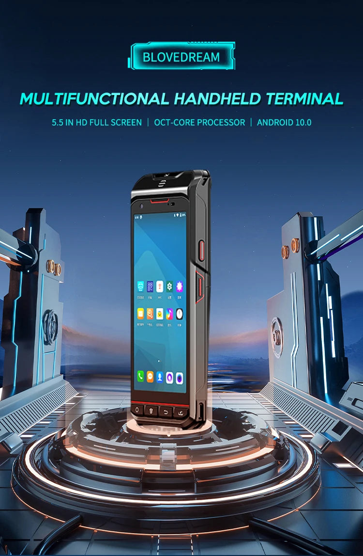 X501 Handheld PDA Goods Entry And Exit Equipment, Logistics Scanning Gun, Android Industrial Mobile Phone