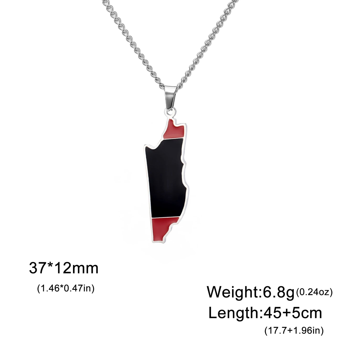 VASSAGO Afghanistan Albania Belize Ethiopia Map Necklace Iraq Chile Germany Italy Ghana Country Map Necklace Sicily Saint Martin
