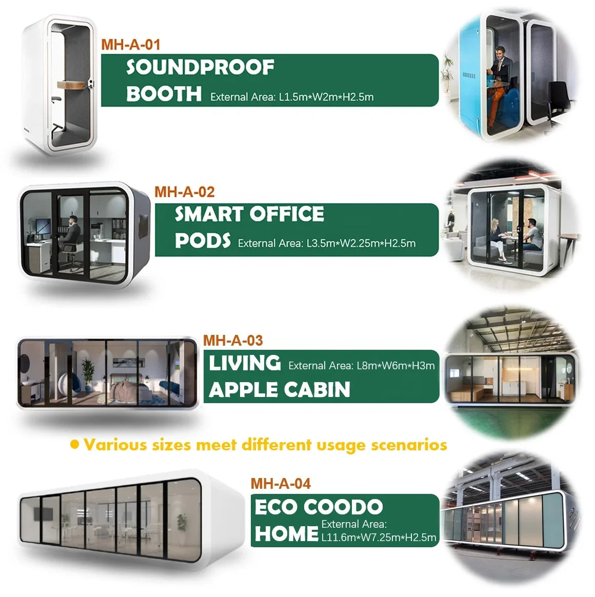 All-in-one Whole House Intelligent Science Fiction House Modular Home Space Capsule Alloy Capsule Hotel Camping Star Capsule