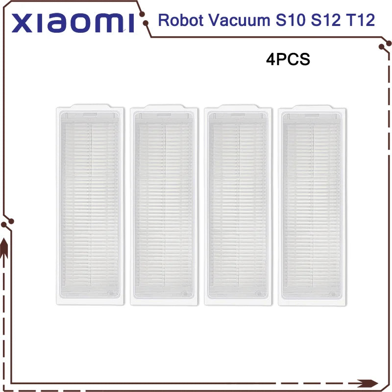 Compatible For Xiaomi Robot Vacuum S10 S12 T12 B106GL/ Mop 2S XMSTJQR2S / 3C B106CN Parts Accessories Main Side Brush Filter Mop