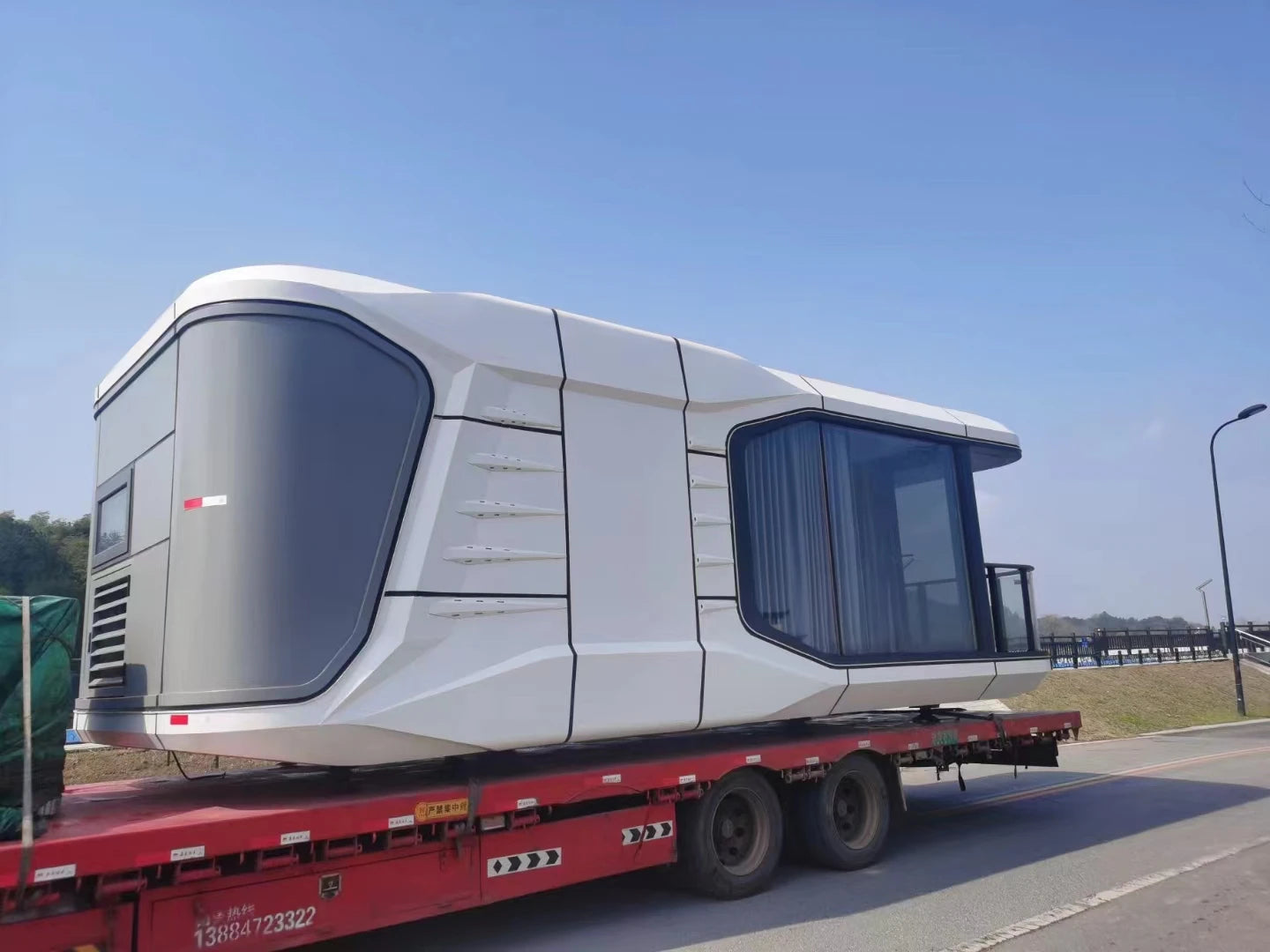 2024 newest design Mobile Resort space Hotel, modern modular capsule cruiser vila,prefa container house home