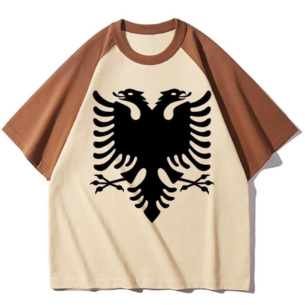 Albania t-shirts women graphic designer funny tshirt female Japanese streetwear harajuku clothes