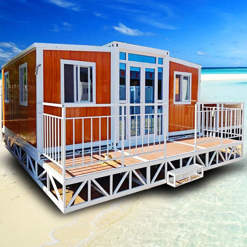 Prefabricated 20Ft 40Ft Expandable Prefabricated Container House for Sale Shipping Prefab Tiny Home 3 4 5 Bedroom