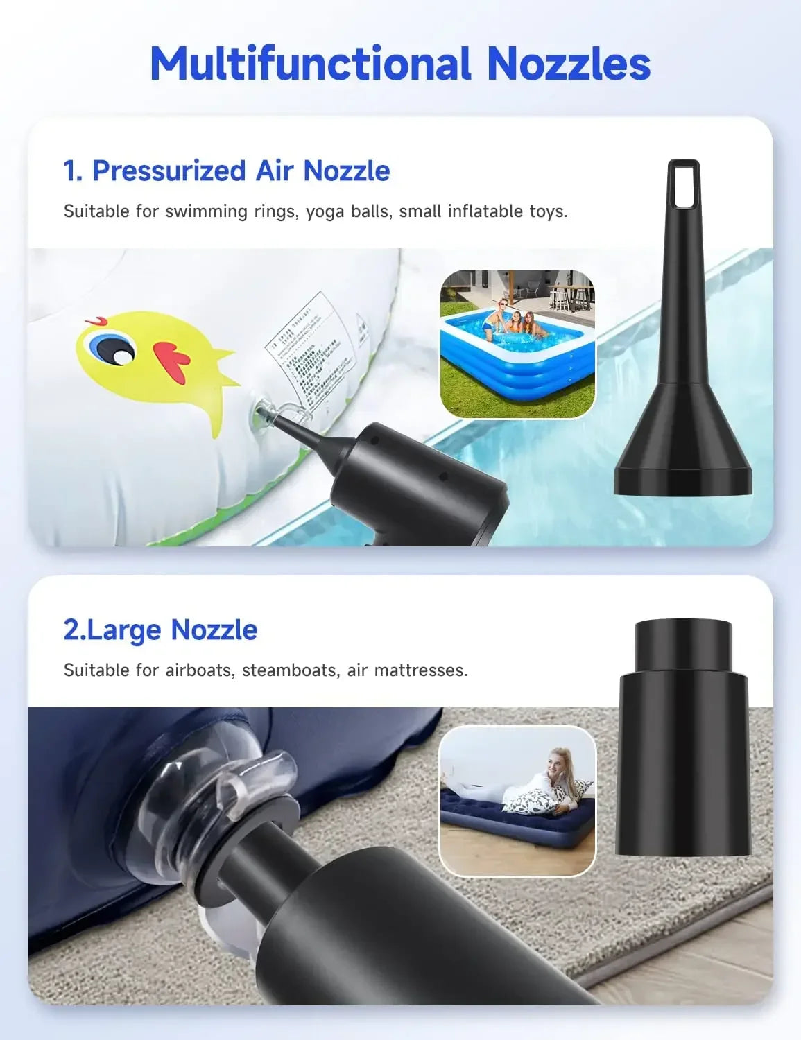 Xiaomi Compressed Air Duster Computer Keyboard Car Clean 51000 RPM USB Charging Portable Electric Dedusting Wireless Air Blower