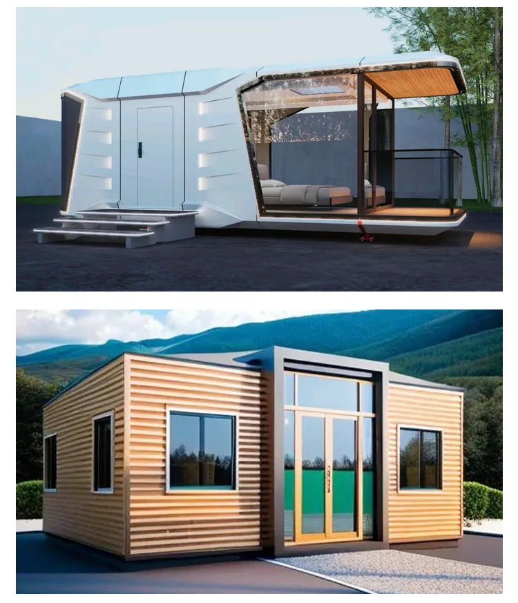 20ft Folding Expandable Container House 3 Bedroom Prefabrication Tiny Room Modular BathRoom 40Ft Prefab