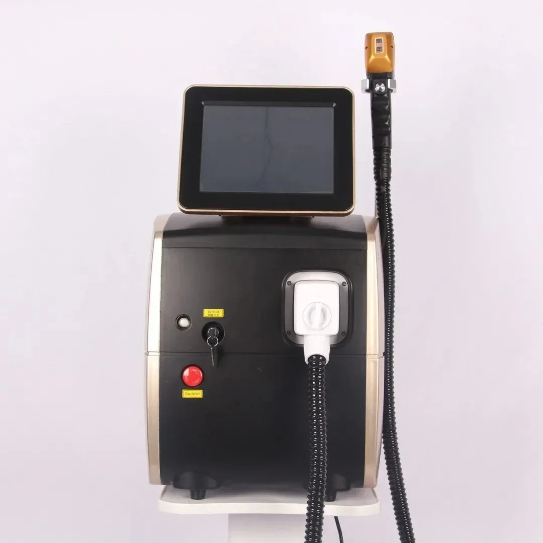 Professional Diode Ice Titanium Laser Body Hair Removal Machine 3 Wavelength 755/808/1064nm Face Hair Remove for Salon Epilator