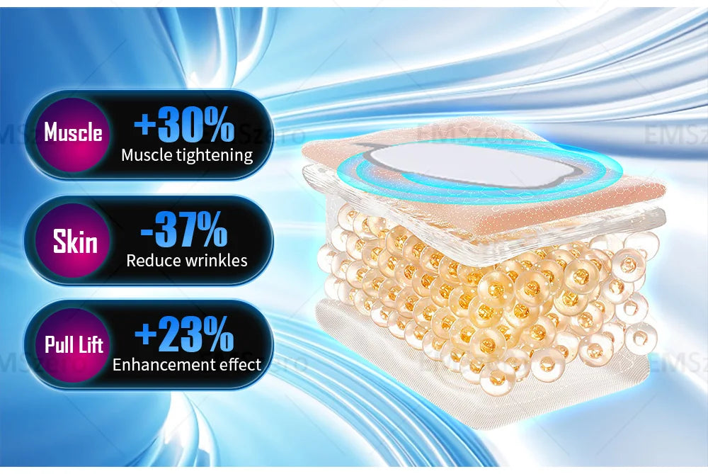 2024 The latest portable EMRF face anti-aging care machine pe face lift machine EMS face beauty machine