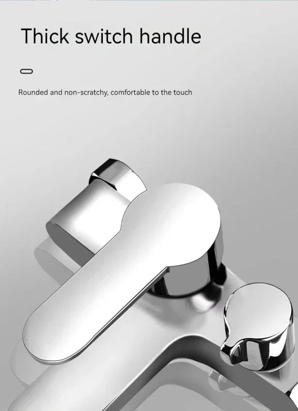 Bathroom Shower Faucet Mixing Valve Shower Shower Set Bathtub Mixing Switch Triple Hot and Cold Faucet Shower Faucet