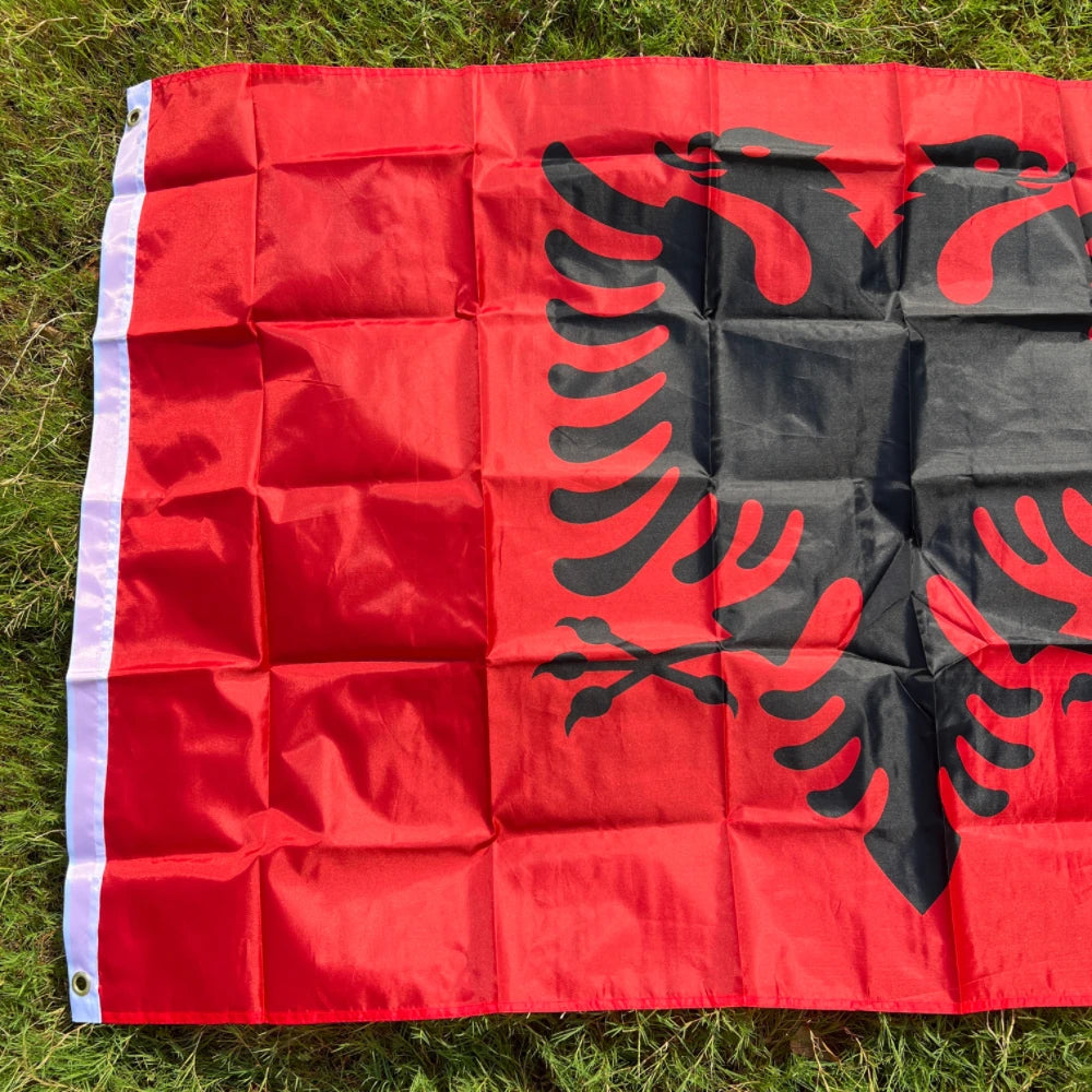 ALB AL Albania Flag 90x150cm Albania Flag Polyester High Qualityprinted hanging Polyester