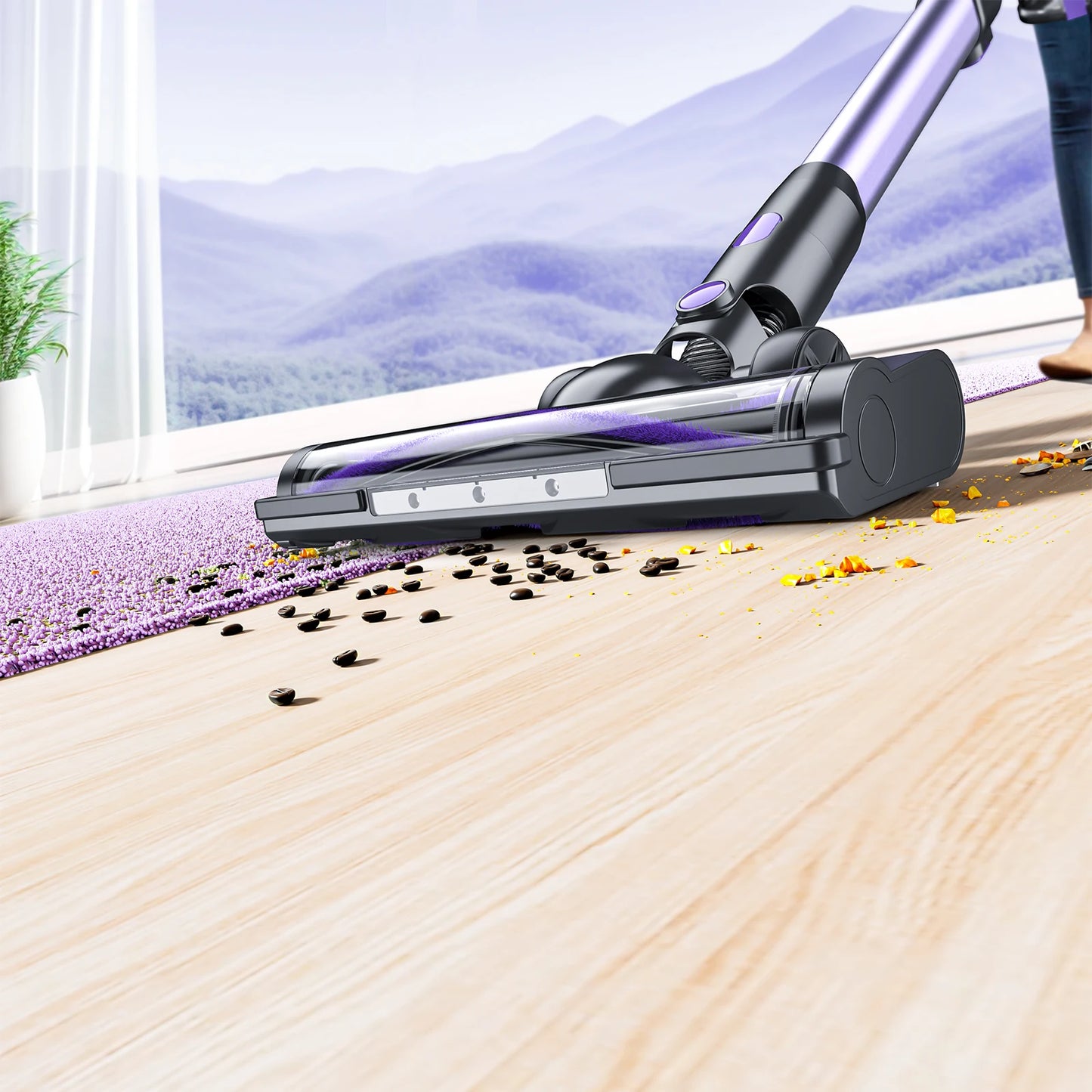 Wireless Handheld Vacuum Cleaner Cordless Handheld Chargeable Auto For Home & Car & Pet Mini Vacuum Cleaner ZCWA V07 100000PA