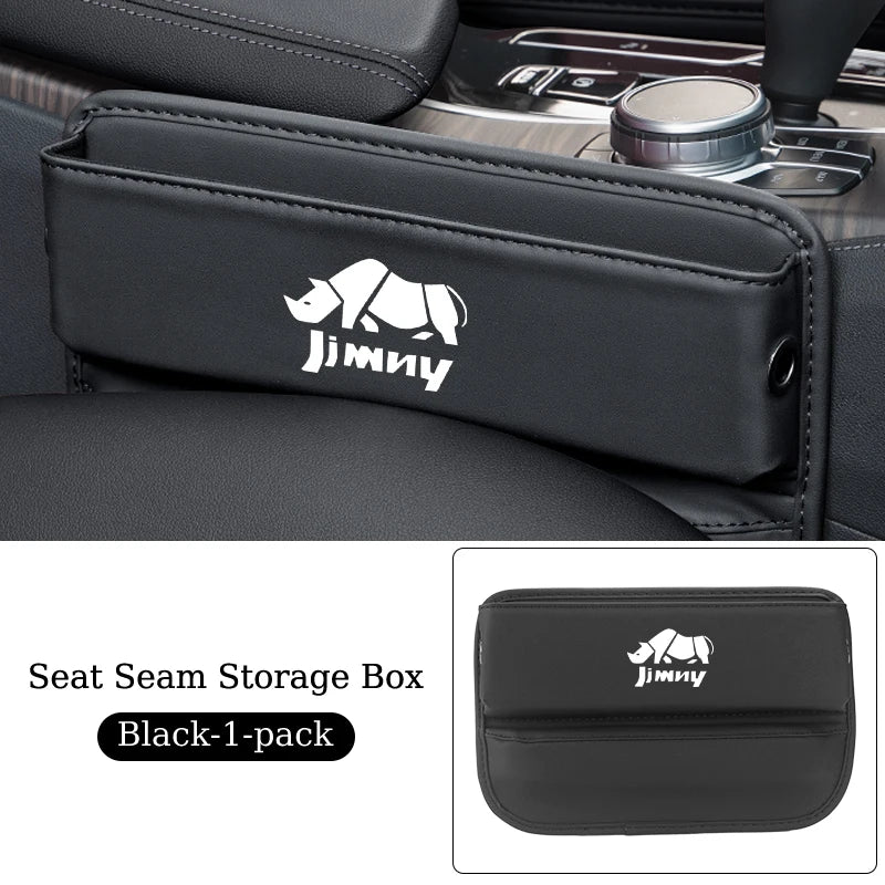 Car Seat Seam Organiser Console Side Pocket Storage Bag Phone Holder For Suzuki Grand Vitara SX4 Swift Jimny Kizashi Liana