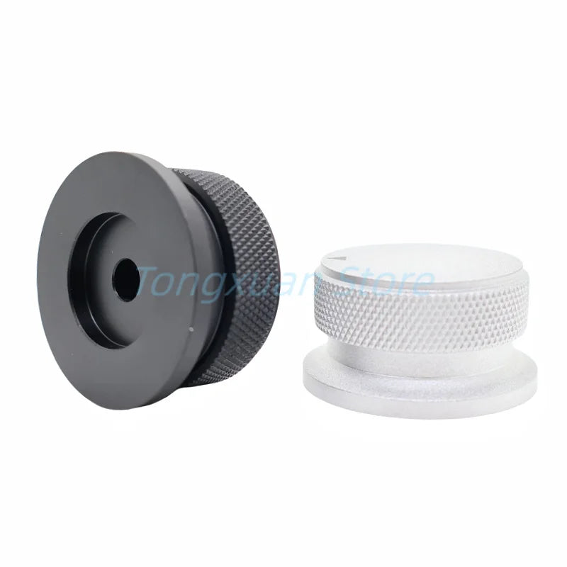 1pc38x20mm Aluminium Alloy Sandblasting Potentiometer Switch Caps Oven Electric Appliance Audio Amplifier Adjusting Knobs