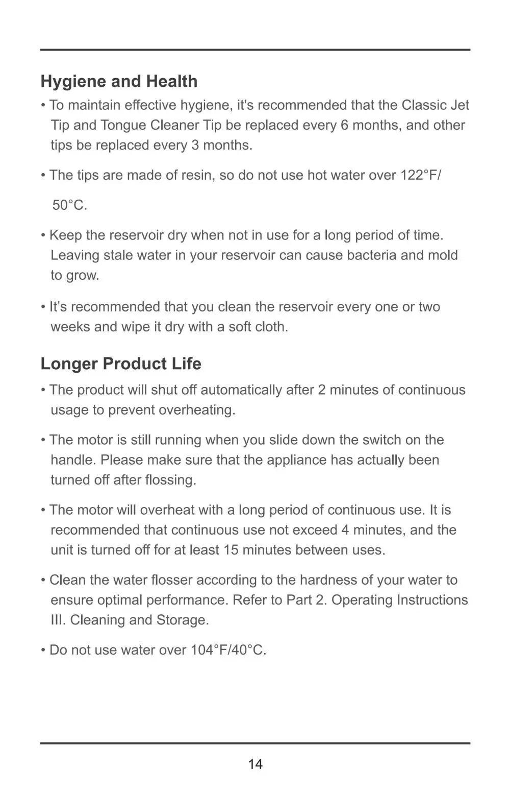 360° Rotatable Oral Irrigator Tabletop Water Flosser Rechargeable IPX5 Adjustable Pulse Water Pressure Teeth Cleaning Care Tool