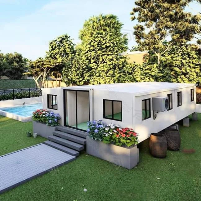 Prefabricated 20Ft 40Ft Expandable Prefabricated Container House for Sale Shipping Prefab Tiny Home 3 4 5 Bedroom
