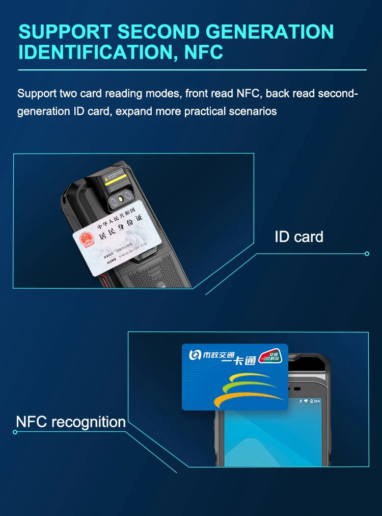X501 Handheld PDA Goods Entry And Exit Equipment, Logistics Scanning Gun, Android Industrial Mobile Phone