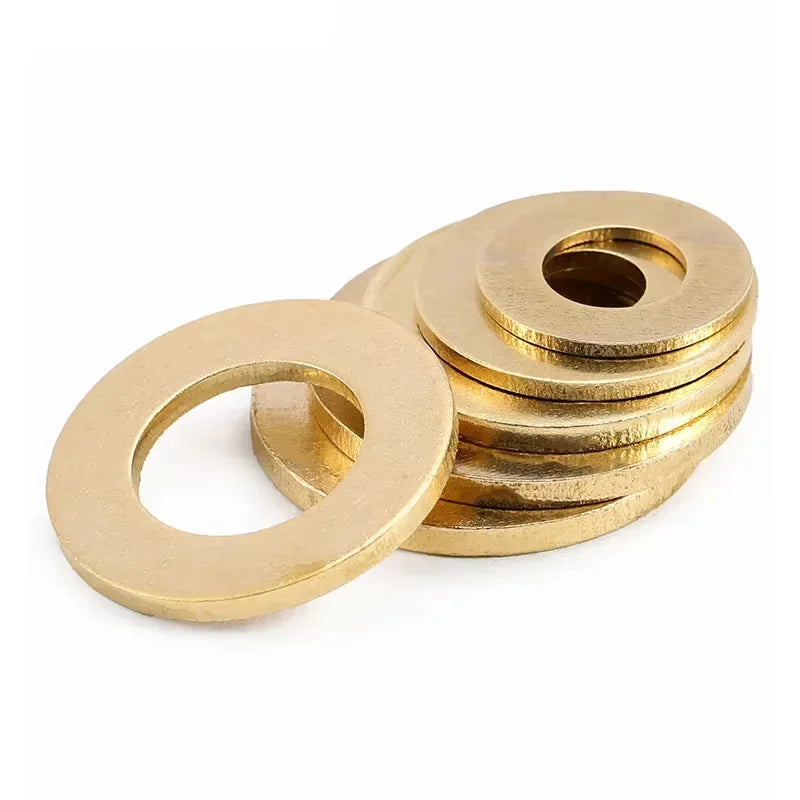 1-100pcs GB97 Solid Brass Flat Washers Flat Washers High Quality M2 M2.5 M3 M4 M5 M6 M8 M10 M12 M14 M16 M18 M20