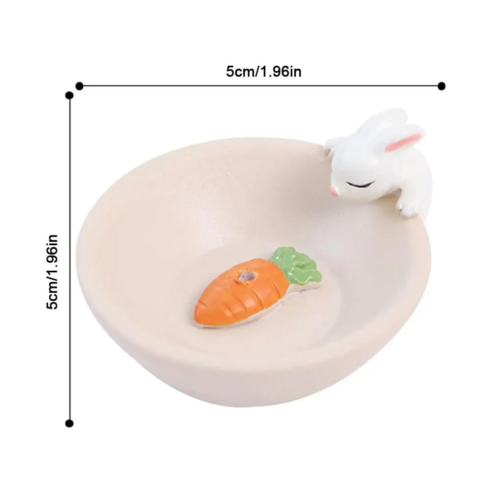 Cartoon Animal Incense Seat Small Incense Burner Incense Indoor Home Office Ornaments Animal Theme Cat Incense Stick Holder