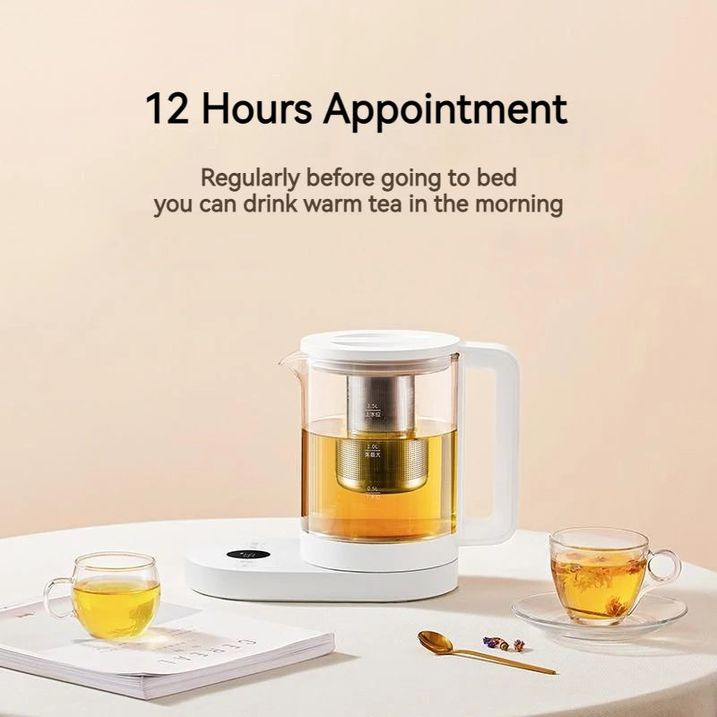 XIAOMI MIJIA Intelligence Electric Kettle Multifunctional Health Pot 1.5L Stainless Steel Tea Health Preserving Pot APP Controls