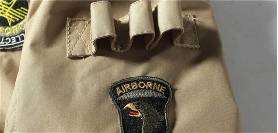 Bomber Jacket Ma1 Air Force Pilot Casual New Arrival Military Style Men Thick Fleece Velvet Coat Winter Male Green Blue Khaki