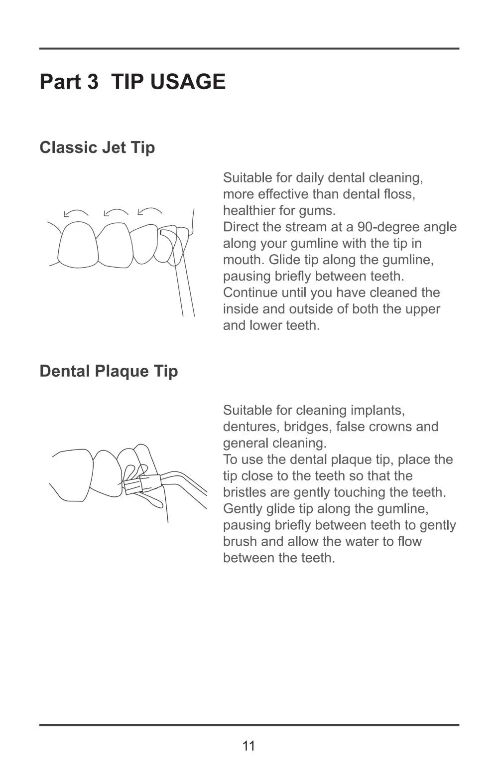 360° Rotatable Oral Irrigator Tabletop Water Flosser Rechargeable IPX5 Adjustable Pulse Water Pressure Teeth Cleaning Care Tool