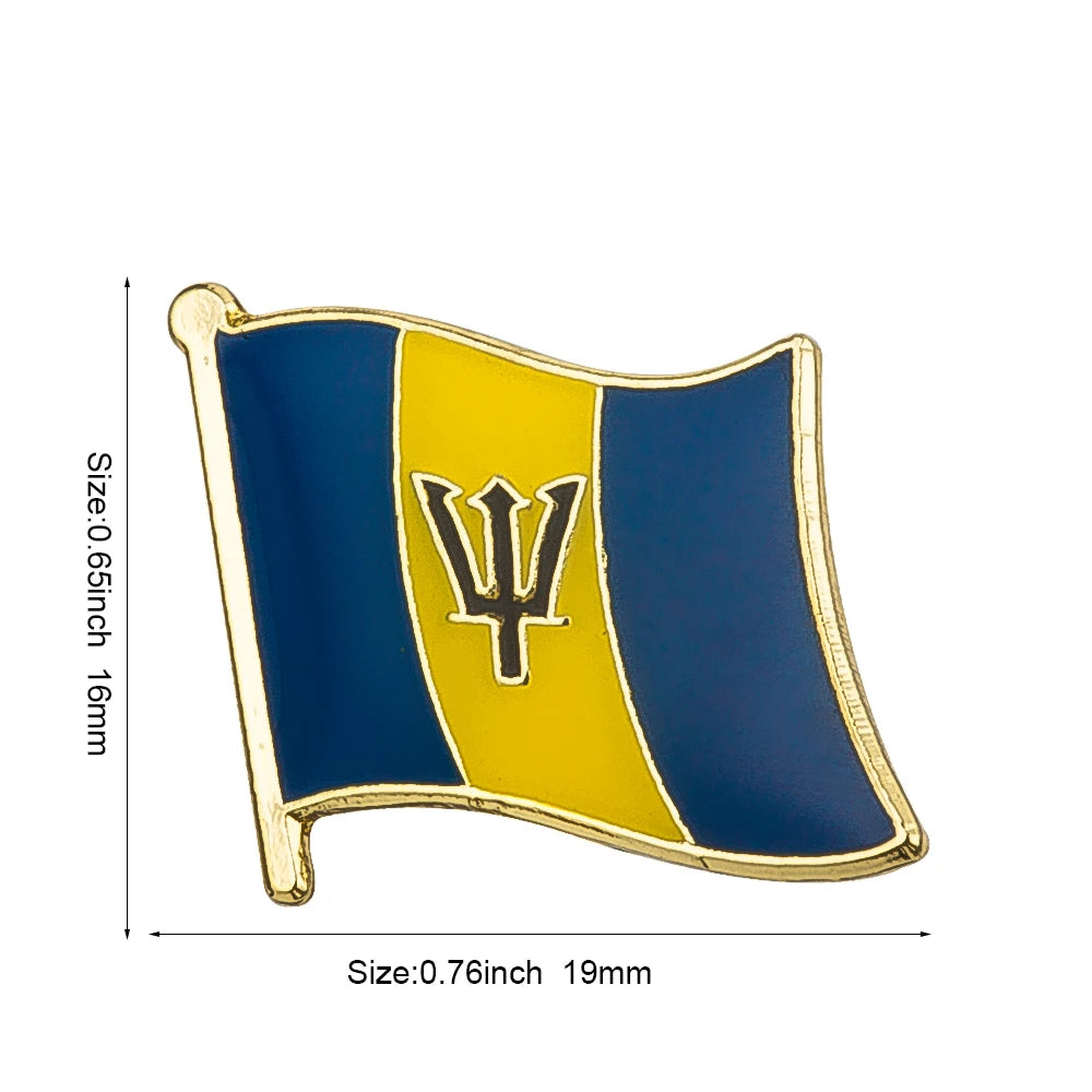 Flag Laple Pin Badge Brooch Albania Algeria Montenegro U.A.E. Oman Azerbaijan Ethiopia Ireland Estonia Andorra Austria Australia