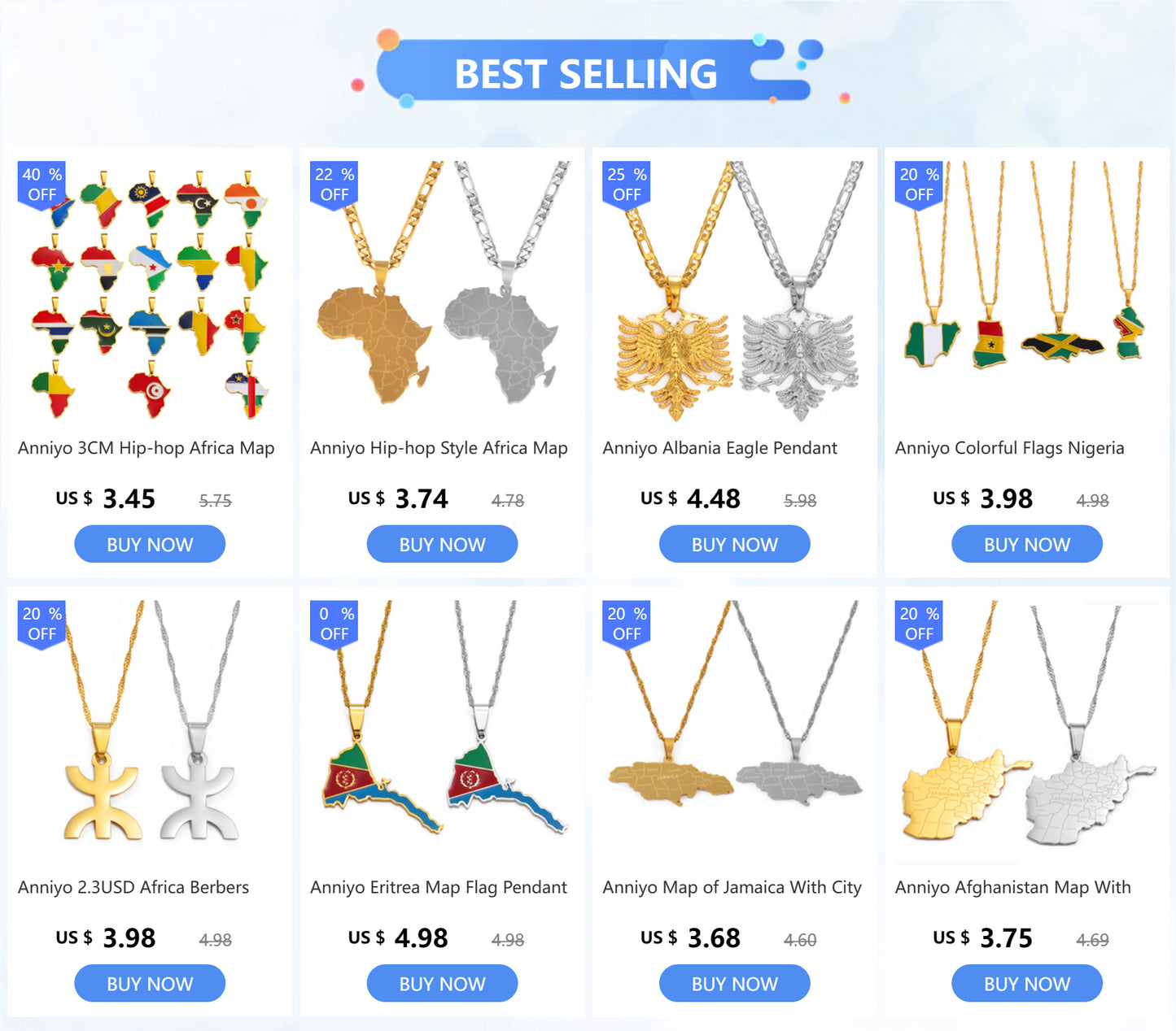 Anniyo 3cm Round Albania Eagle Pendant Necklace Gold Color Charms Metal Jewelry Traditional Albanian Ornaments #231706