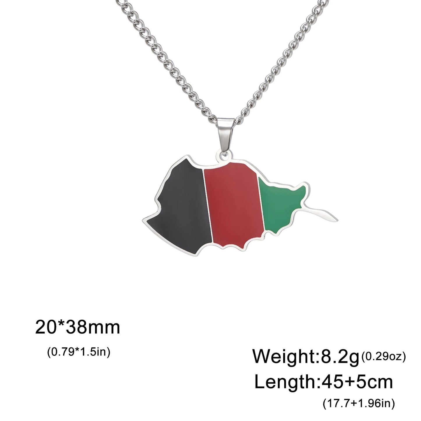 VASSAGO Afghanistan Albania Belize Ethiopia Map Necklace Iraq Chile Germany Italy Ghana Country Map Necklace Sicily Saint Martin