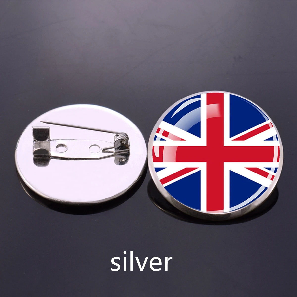 Europe National Flag Brooch Pins Albania Spain Italy France UK Germany Poland Flags Badge Patriot Gift