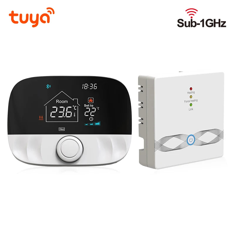 Tuya Smart Home Wifi Heating Thermostat Wireless Wifi Thermostat For Gas Boiler Smart Life Temperature Controller Alexa Google