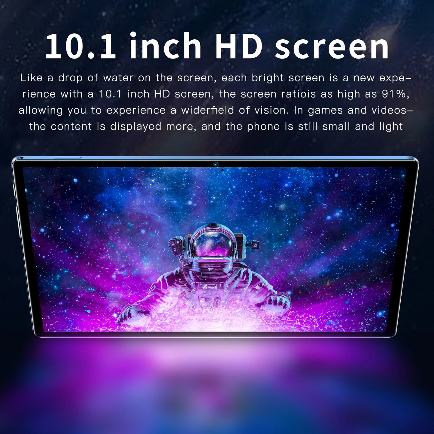 New 10.1 Inch Google 3G Phone Call Tablets Octa Core Android 11 Version Dual SIM WiFi Bluetooth Tablet PC 4GB+64GB ROM