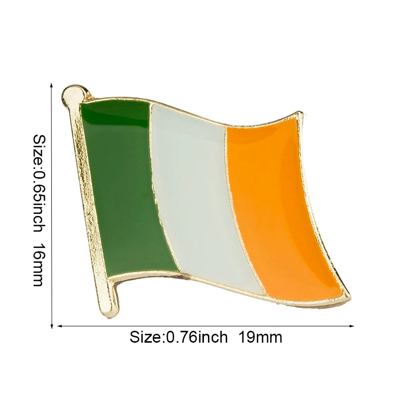 Flag Laple Pin Badge Brooch Albania Algeria Montenegro U.A.E. Oman Azerbaijan Ethiopia Ireland Estonia Andorra Austria Australia