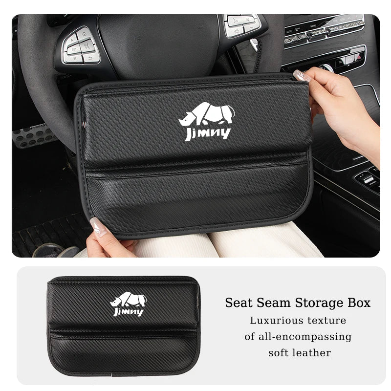 Car Seat Seam Organiser Console Side Pocket Storage Bag Phone Holder For Suzuki Grand Vitara SX4 Swift Jimny Kizashi Liana