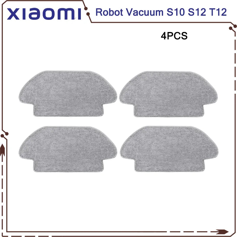 Compatible For Xiaomi Robot Vacuum S10 S12 T12 B106GL/ Mop 2S XMSTJQR2S / 3C B106CN Parts Accessories Main Side Brush Filter Mop
