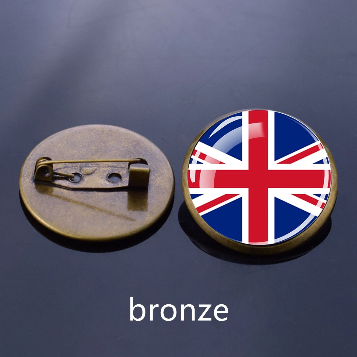 Europe National Flag Brooch Pins Albania Spain Italy France UK Germany Poland Flags Badge Patriot Gift
