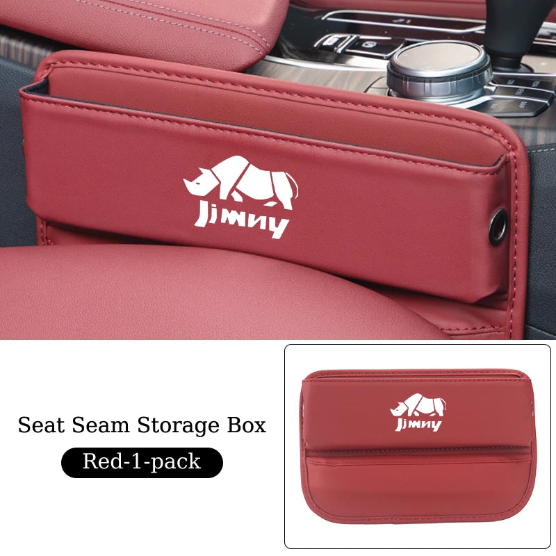 Car Seat Seam Organiser Console Side Pocket Storage Bag Phone Holder For Suzuki Grand Vitara SX4 Swift Jimny Kizashi Liana
