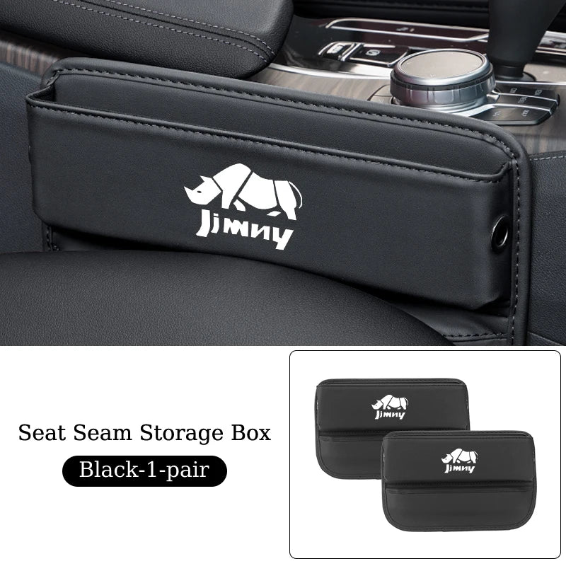 Car Seat Seam Organiser Console Side Pocket Storage Bag Phone Holder For Suzuki Grand Vitara SX4 Swift Jimny Kizashi Liana
