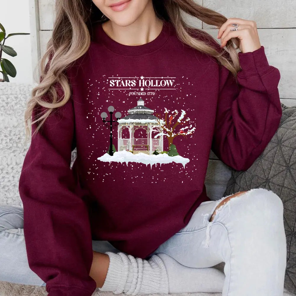 Stars Hollow Sweatshirt Gilmore Girl I Smell Snow Shirt Gilmore Girls and Coffee Christmas Hoodie Lorelai Trendy Xmas Sweatshirt