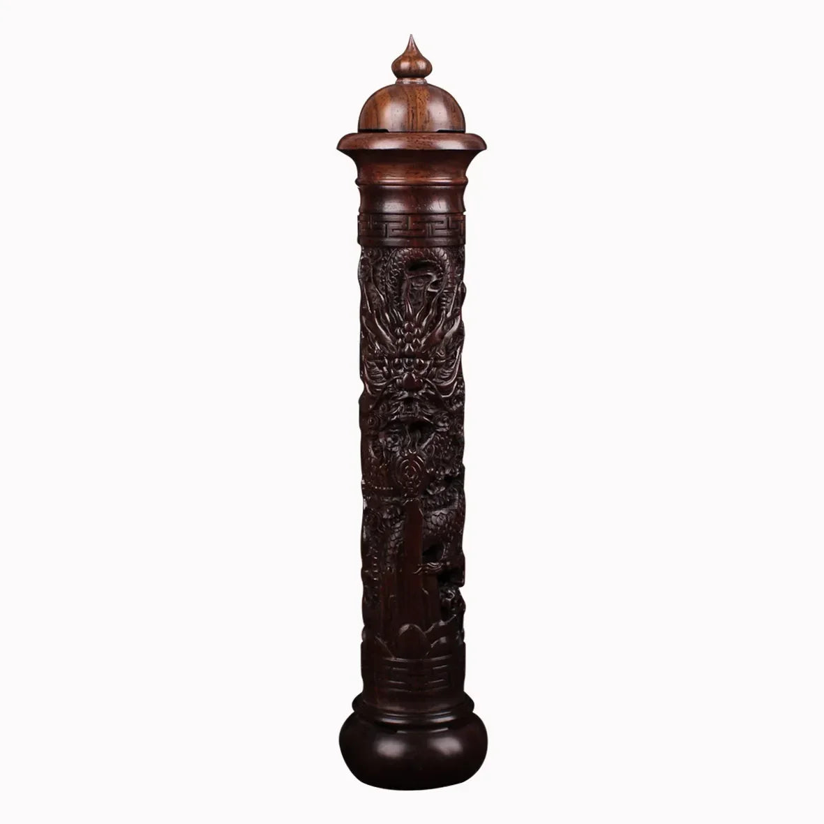 Y Vertical Redwood Solid Wood Incense Burner Wooden for Incense Sticks 29cm Living Room Stick Incense Base Home Decoration