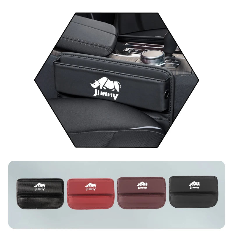 Car Seat Seam Organiser Console Side Pocket Storage Bag Phone Holder For Suzuki Grand Vitara SX4 Swift Jimny Kizashi Liana