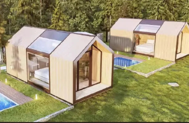 Seismic resistance Prefab Container Villa House,Safety Building automation control Modular,Cabin Sapce Capsule House