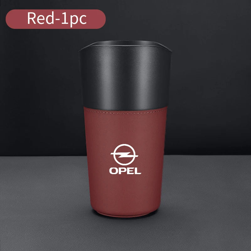Car Trash Bin Console Rubbish Cans Storage Phone Holder Garbage Box For Opel Corsa Astra Insignia Vectra Zafira Meriva Mokka Amp