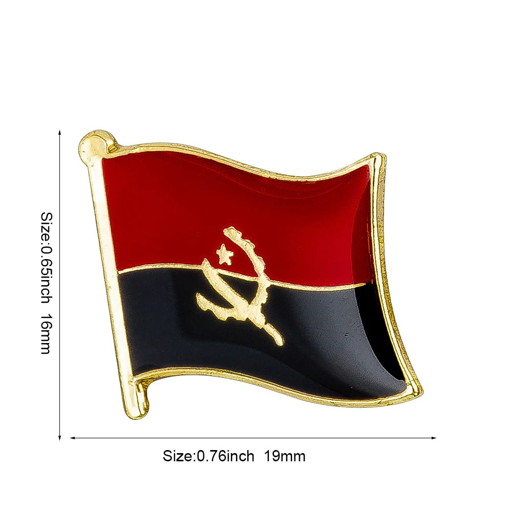 Flag Laple Pin Badge Brooch Albania Algeria Montenegro U.A.E. Oman Azerbaijan Ethiopia Ireland Estonia Andorra Austria Australia