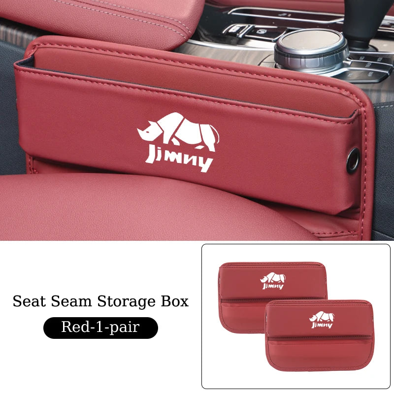 Car Seat Seam Organiser Console Side Pocket Storage Bag Phone Holder For Suzuki Grand Vitara SX4 Swift Jimny Kizashi Liana