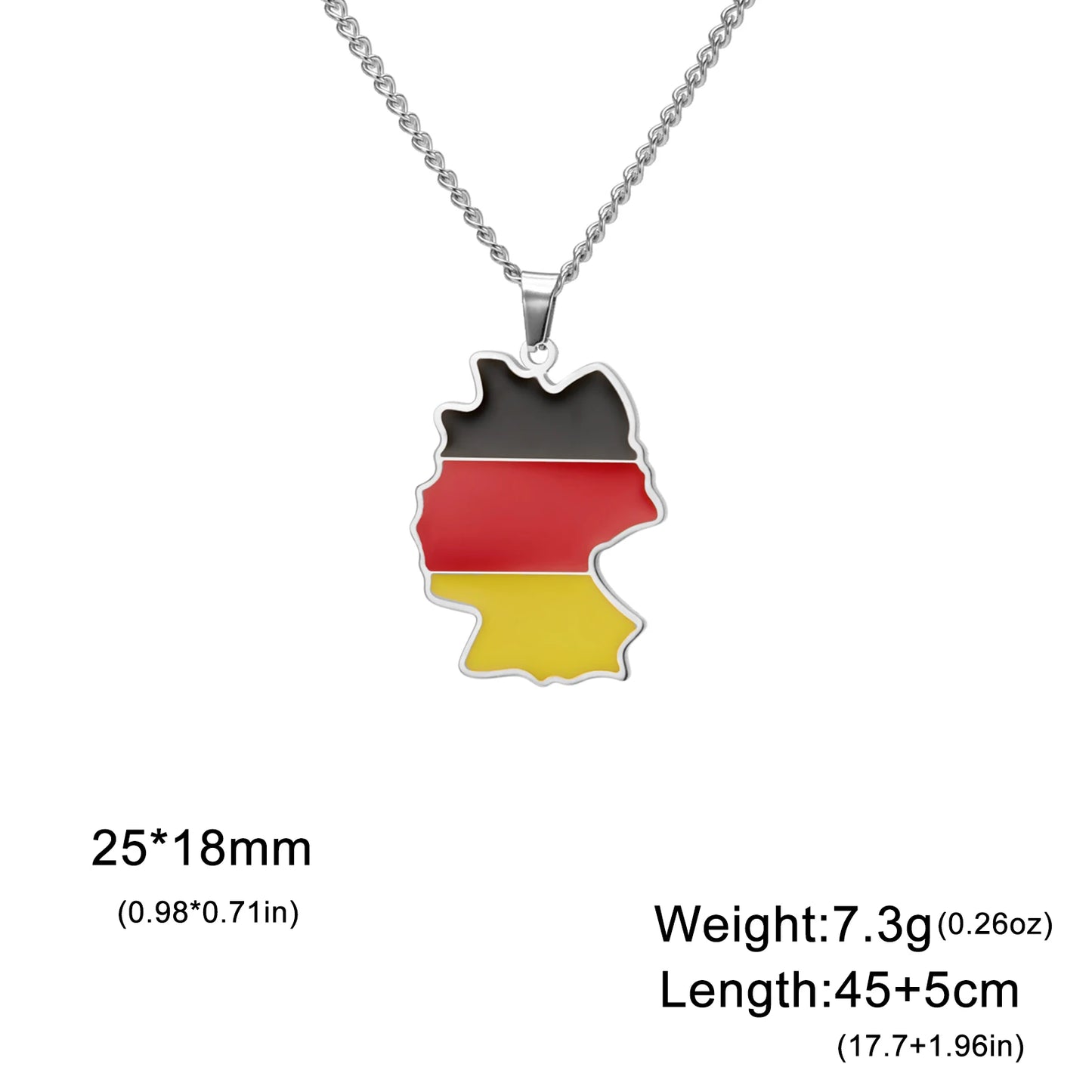 VASSAGO Afghanistan Albania Belize Ethiopia Map Necklace Iraq Chile Germany Italy Ghana Country Map Necklace Sicily Saint Martin
